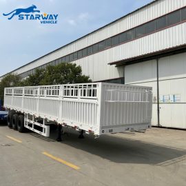 3 Axles Fence Cargo Semi Trailer