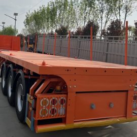 3 Axle Stakes Flatbed Semi-Trailer