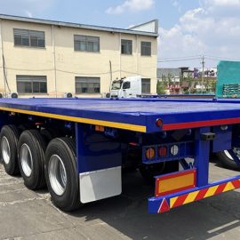 3 Axle 45Ft Flatbed Semi Trailer