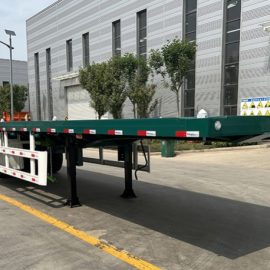 3 Axles Container Flatbed Semi Trailer