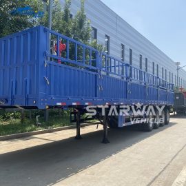 4 Axles 80Tons Fence  Semi Trailer