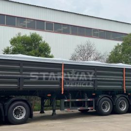 4 Axles Sidewall Semi Trailer