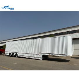 3 Axle Closed  Van Type Semi Trailer