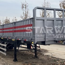 Tri-axle 50Tons Sidewall Truck Trailer