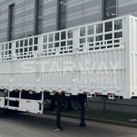 5-axle 80Tons Fence Semi Trailer For Sale