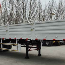 Drop sidewall semi trailer