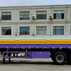 3-axle side wall trailler